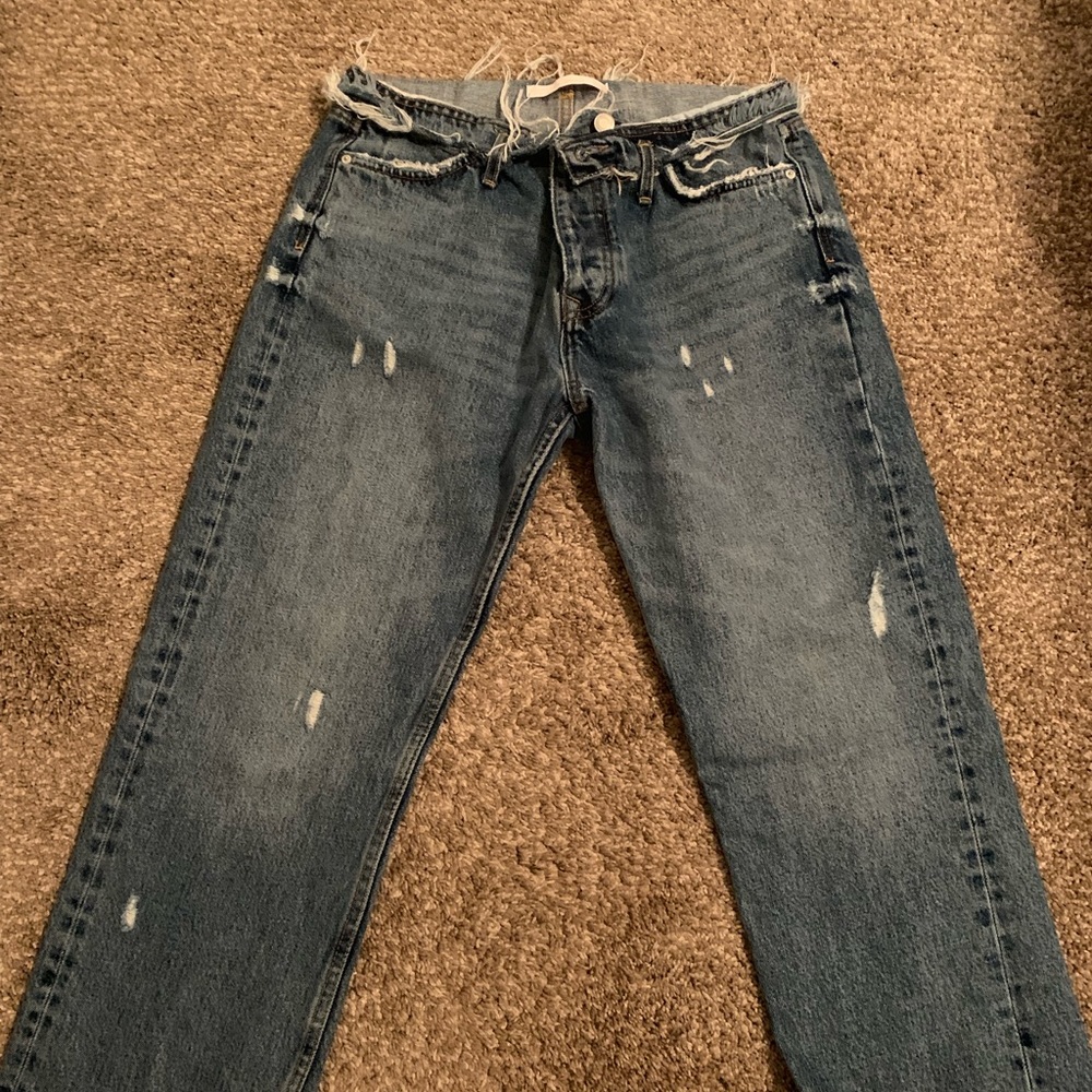 Cropped flare jeans